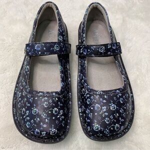Alegria BEL-7600 Women's Belle Work Pretty Blue Mary Jane Shoes Size 37